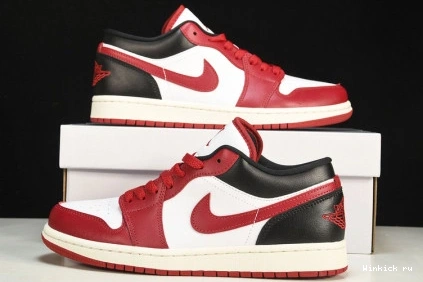 Low Reverse Black  Toe 1 Retro Jordan 0825